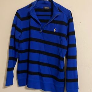 Zip up Polo Sweater